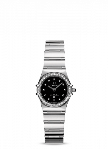 Omega Constellation Quartz 25.5 My Choice Stainless Steel / Diamond / Black 1465.51.00