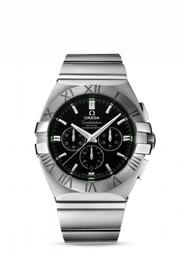 Omega Constellation Co-Axial 41 Chronograph Double Eagle Stainless Steel / Black / Bracelet 1514.51.00