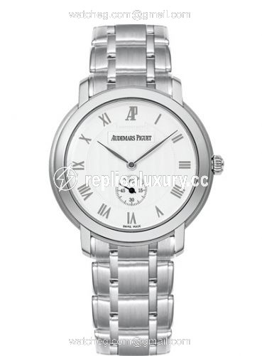 Audemars Piguet Jules Audemars Small Seconds White Gold / Silver / Bracelet 15155BC.OO.1229BC.01