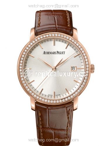 Audemars Piguet Jules Audemars Selfwinding Pink Gold / Diamond / Silver 15171OR.ZZ.A088CR.01