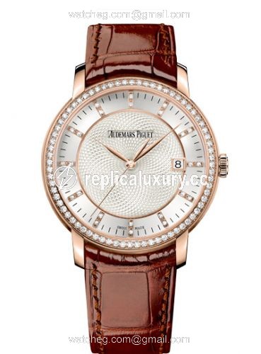 Audemars Piguet Jules Audemars Selfwinding Pink Gold / Diamond / Silver 15171OR.ZZ.A809CR.01