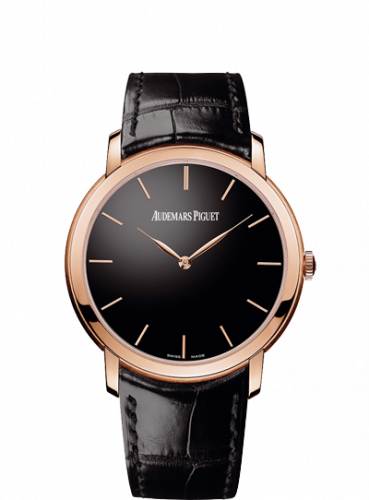 Audemars Piguet Jules Audemars 15180 Extra-Thin Pink Gold / Black 15180OR.OO.A002CR.01