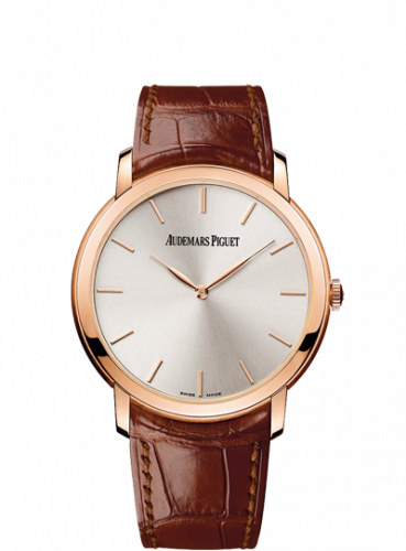 Audemars Piguet Jules Audemars 15180 Extra-Thin Pink Gold / Silver 15180OR.OO.A088CR.01