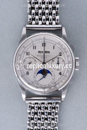 Patek Philippe Perpetual Calendar Chronograph 1518 Stainless Steel 1518A