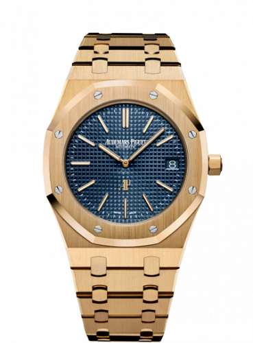 Audemars Piguet Royal Oak Extra-Thin Yellow Gold / Blue 15202BA.OO.1240BA.01