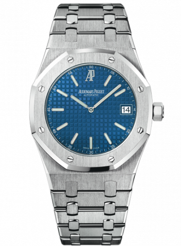 Audemars Piguet Royal Oak Extra-Thin Stainless Steel / Blue 15202ST.OO.0944ST.03