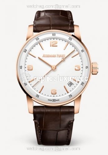 Audemars Piguet CODE 11.59 Automatic Pink Gold / White 15210OR.OO.A099CR.01