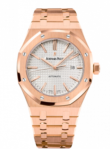 Audemars Piguet Royal Oak 15400 Pink Gold / Silver 15400OR.OO.1220OR.02