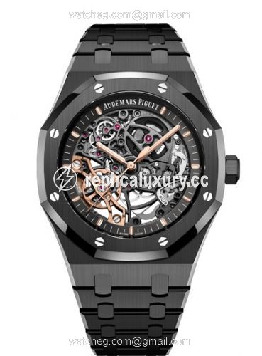 Audemars Piguet Royal Oak 41 Double Balance Wheel Openworked Black Ceramic 15416CE.OO.1225CE.01