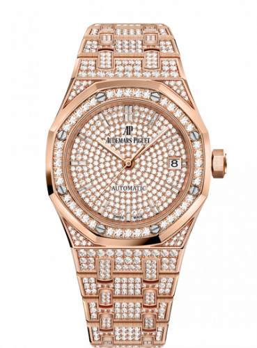 Audemars Piguet Royal Oak 15452 Selfwinding Pink Gold / Diamond / Diamond 15452OR.ZZ.1258OR.02