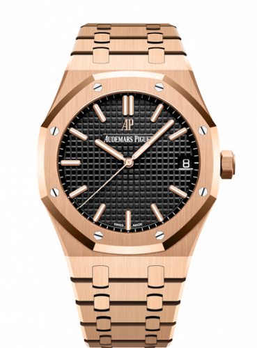 Audemars Piguet Royal Oak 15500 Pink Gold / Black 15500OR.OO.1220OR.01