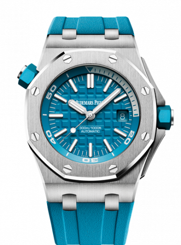 Audemars Piguet Royal Oak Offshore Diver Stainless Steel / Turquoise 15710ST.OO.A032CA.01