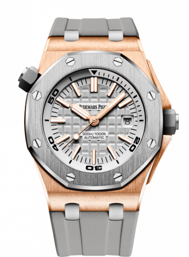 Audemars Piguet Royal Oak Offshore Diver Pink Gold / Titanium / Silver 15711OI.OO.A006CA.01