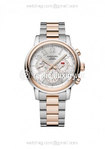 Chopard Mille Miglia Chronograph Two Tone / Silver 158511-6001