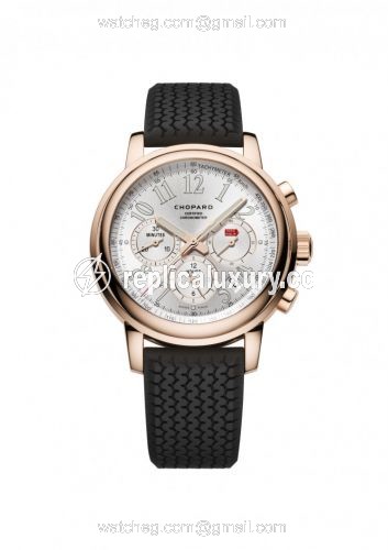 Chopard Mille Miglia Chronograph Rose Gold / Silver / Rubber 161274-5004