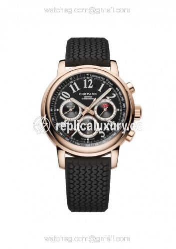 Chopard Mille Miglia Chronograph Rose Gold / Black / Rubber 161274-5005