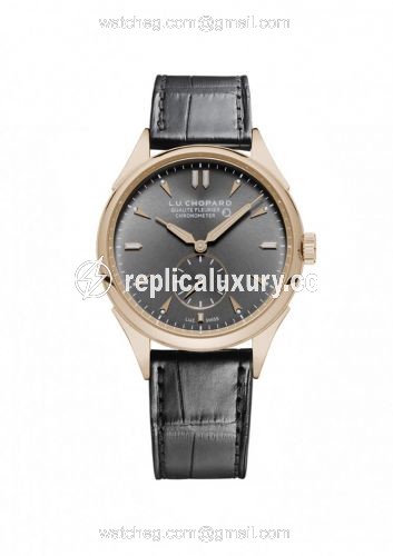 Chopard L.U.C Qualite Fleurier Rose Gold / Grey 161896-5003