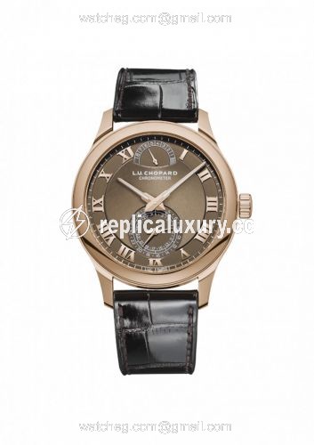 Chopard L.U.C Quattro Rose Gold / Brown 161926-5003