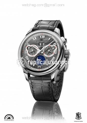 Chopard L.U.C Perpetual Chrono White Gold / Grey 161973-1001