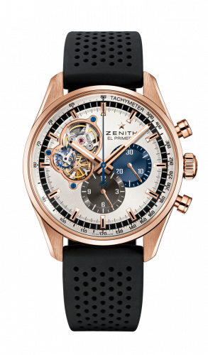 Zenith El Primero Chronomaster 1969 Gold / Silver / Rubber 18.2040.4061/69.R576
