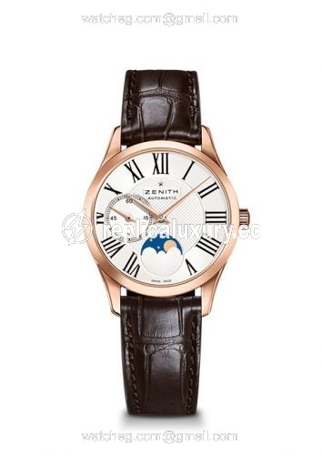 Zenith Elite Ultra Thin Lady Moonphase Rose Gold / Roman 18.2310.692/02.C709