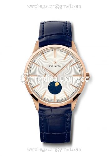 Zenith Elite Moon Phase 40 Rose Gold / Silver 18.3100.692/01.C922