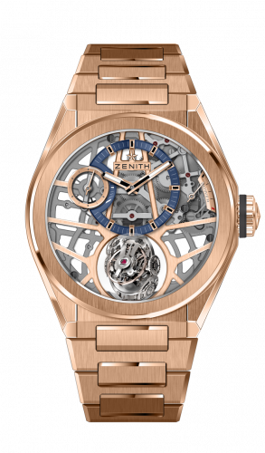 Zenith Defy Zero G Rose Gold / Skeleton / Bracelet 18.9000.8812/79.M9000