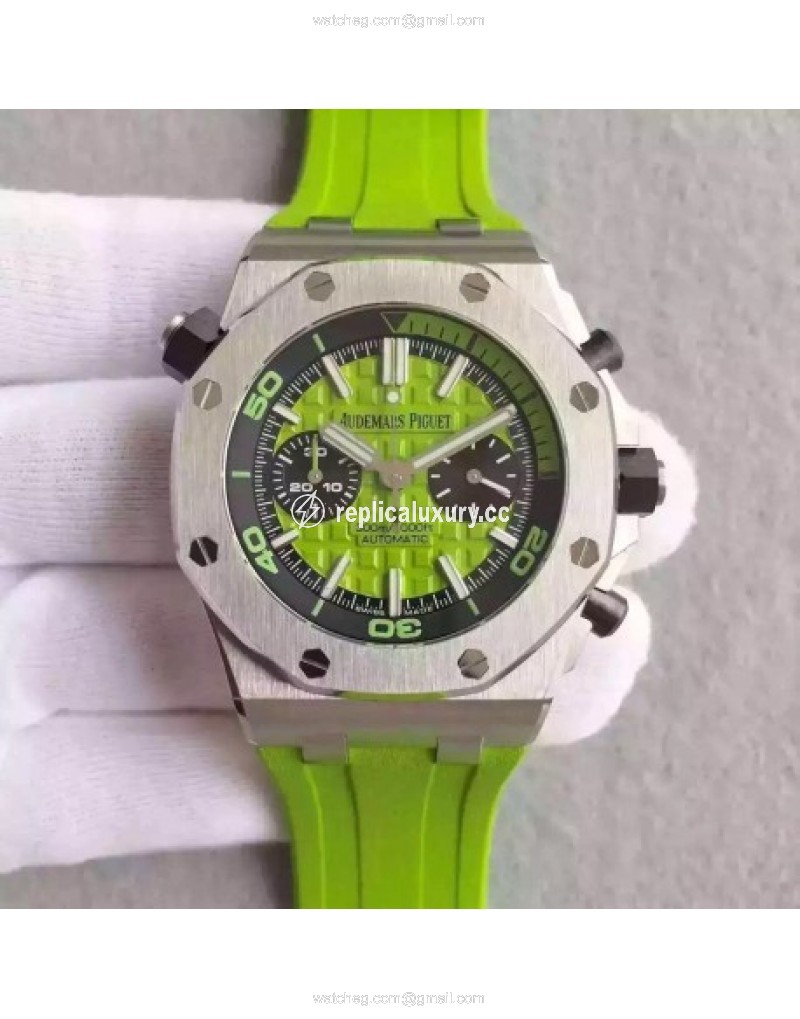 Audemars Piguet Royal Oak Offshore Diver Chronograph 26703ST.OO.A038CA.01 JF Stainless Steel Green 