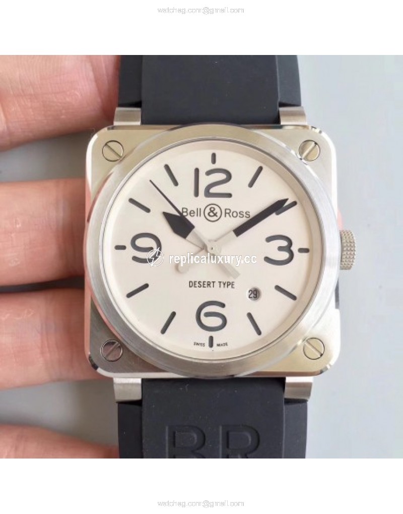 Bell & Ross BR 03-92 Steel Noob Stainless Steel White 