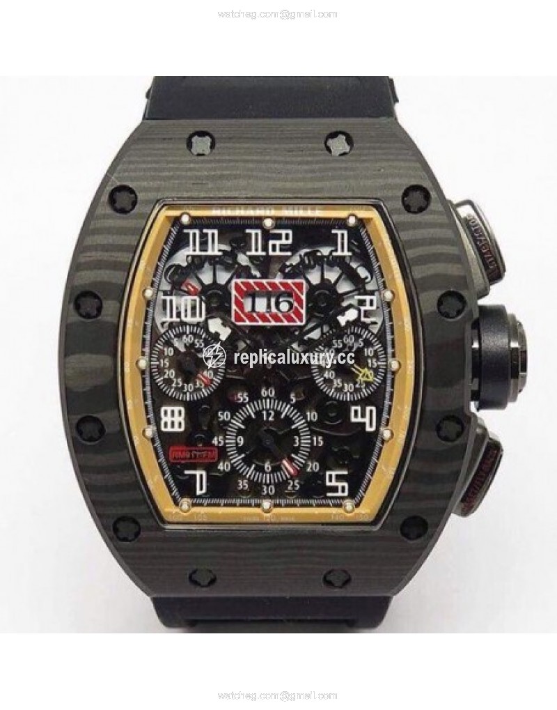 Richard Mille RM011-FM Felipe Massa Chronograph Forged Carbon Yellow 