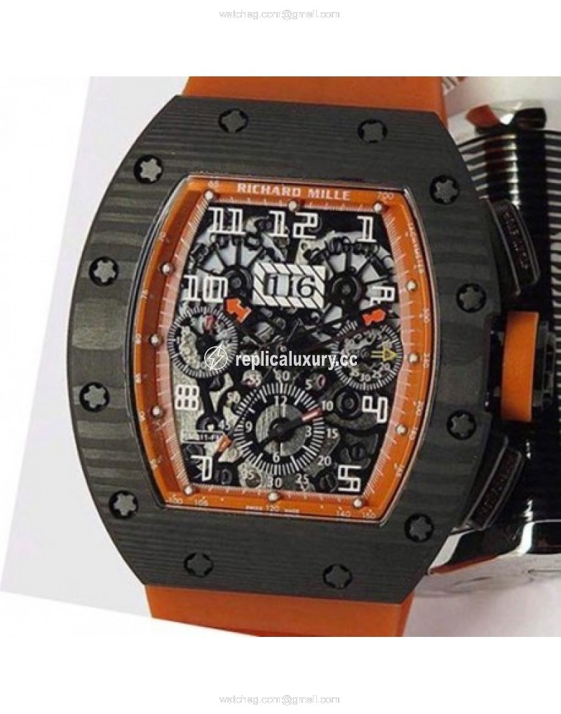 Richard Mille RM011-FM Felipe Massa Chronograph Forged Carbon Orange 
