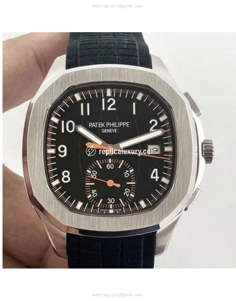 Patek Philippe Aquanaut Chronograph 5968A Noob Stainless Steel Black 