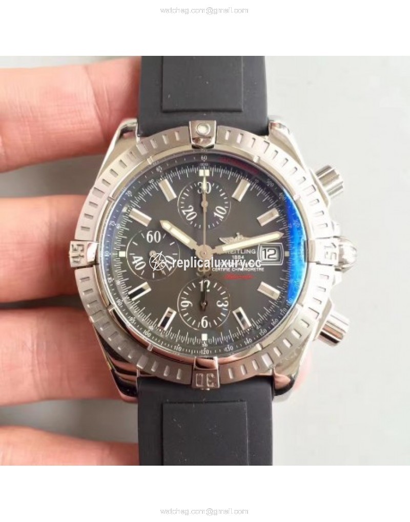 Breitling Avenger Chronograph JF Stainless Steel Grey 