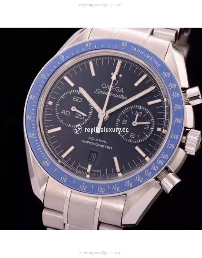 Omega Speedmaster Professional Chronograph Stainless Steel Blue 