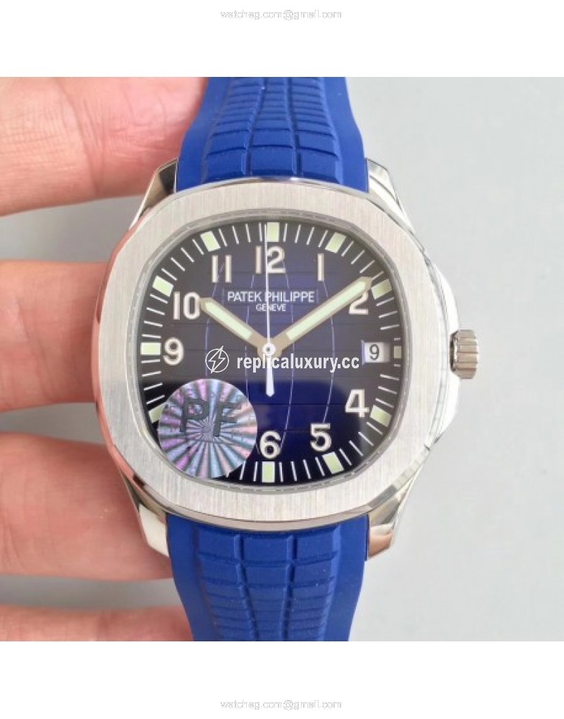 Patek Philippe Aquanaut 5168G-001 PF Stainless Steel Blue 