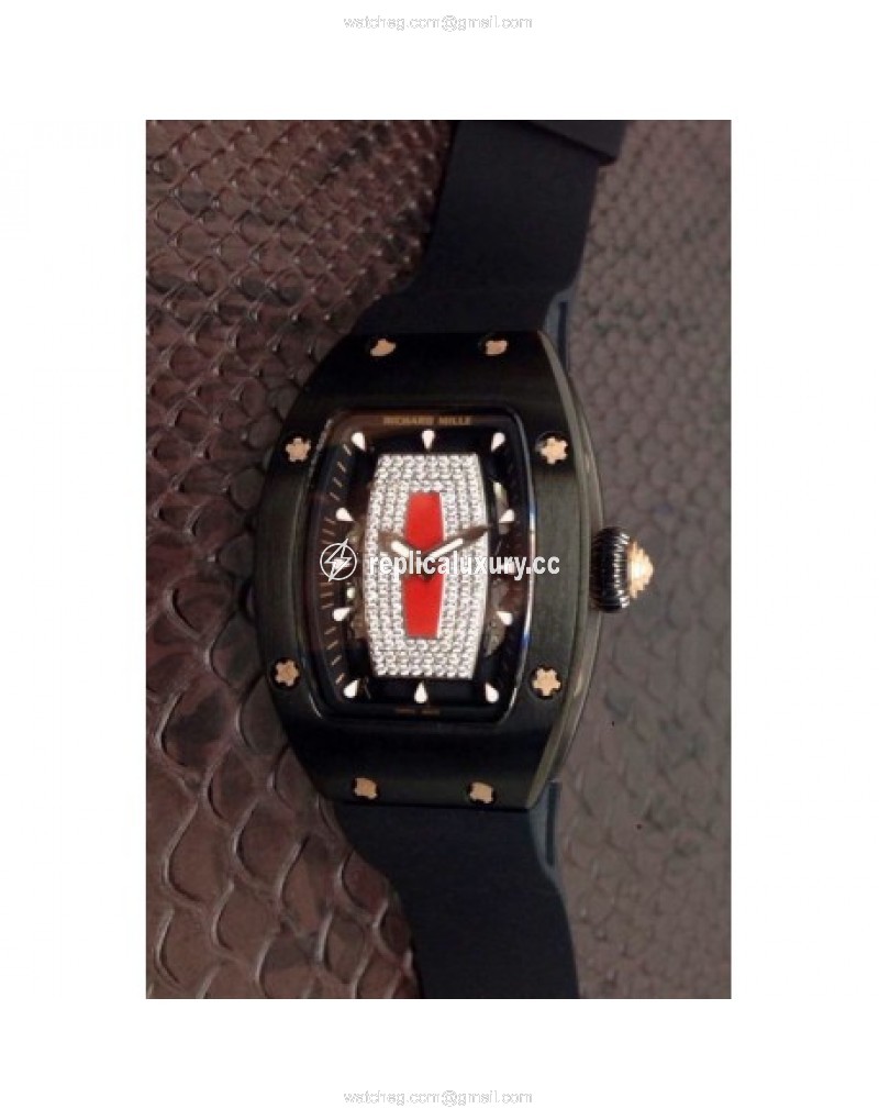 Richard Mille RM007 Lady Rose Gold & PVD Diamonds 