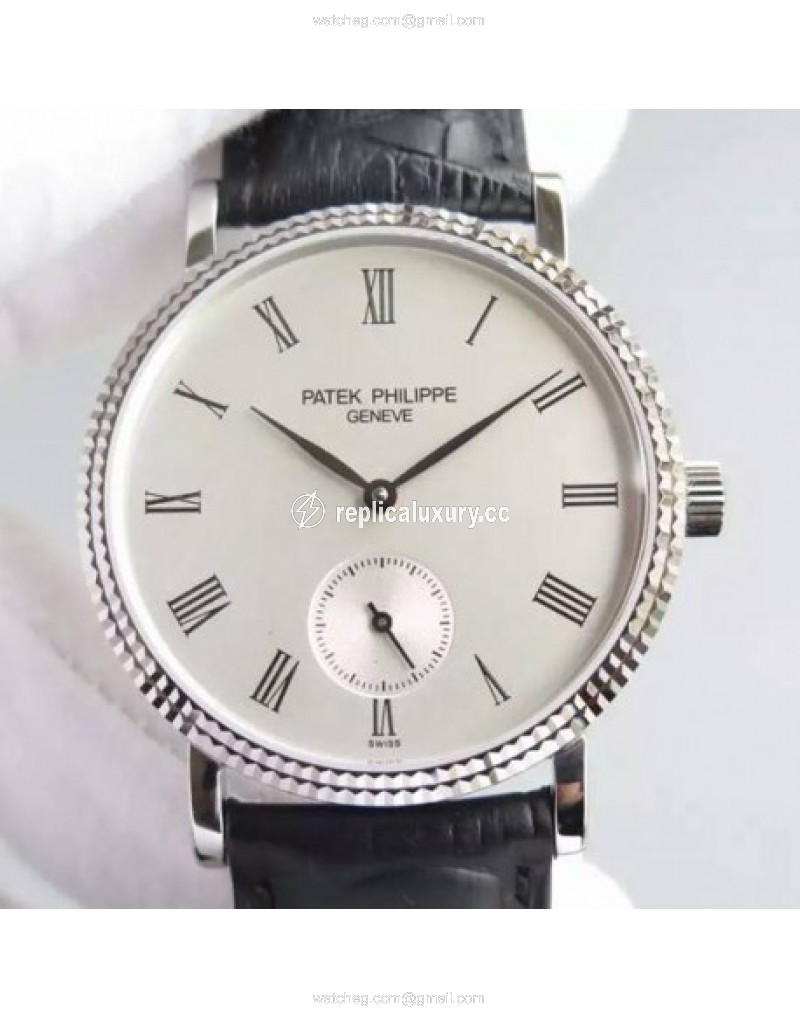 Patek Philippe Calatrava 5119G Stainless Steel White 