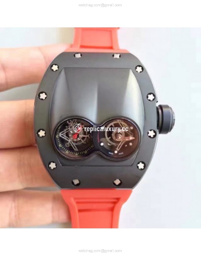 Richard Mille RM053 Pablo MacDonough Tourbillon PVD Black 
