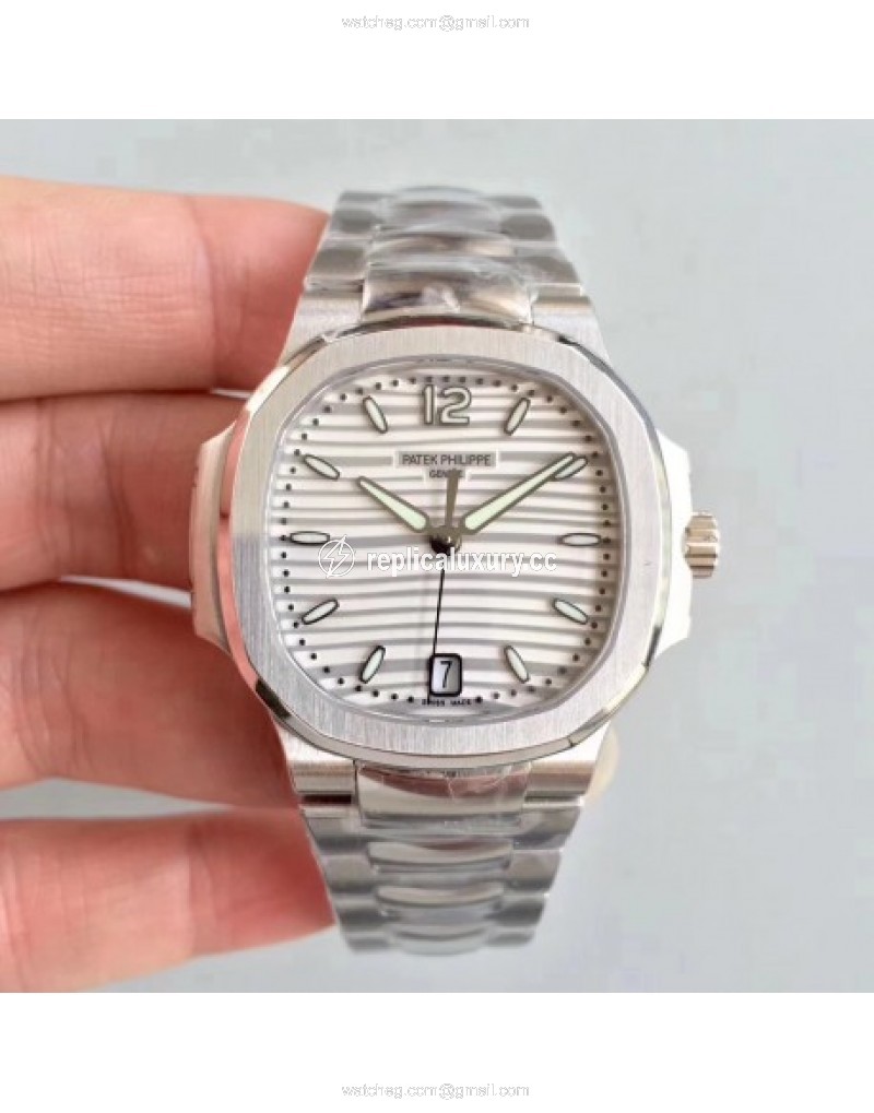 Patek Philippe Nautilus Ladies 7118/1A-010 PF Stainless Steel White 