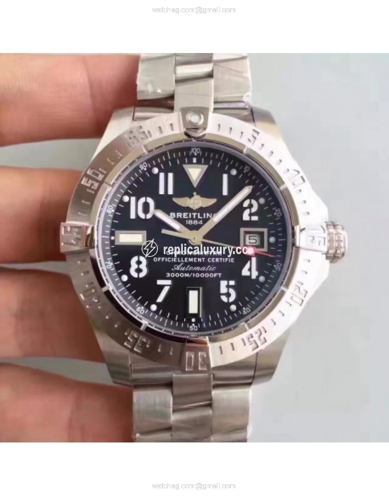 Breitling Avenger II Seawolf A1733110/BC31/169A Noob Stainless Steel Black 