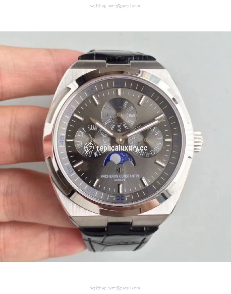 Vacheron Constantin Overseas Perpetual Calendar 4300V/120G-B102 BF Stainless Steel Anthracite 