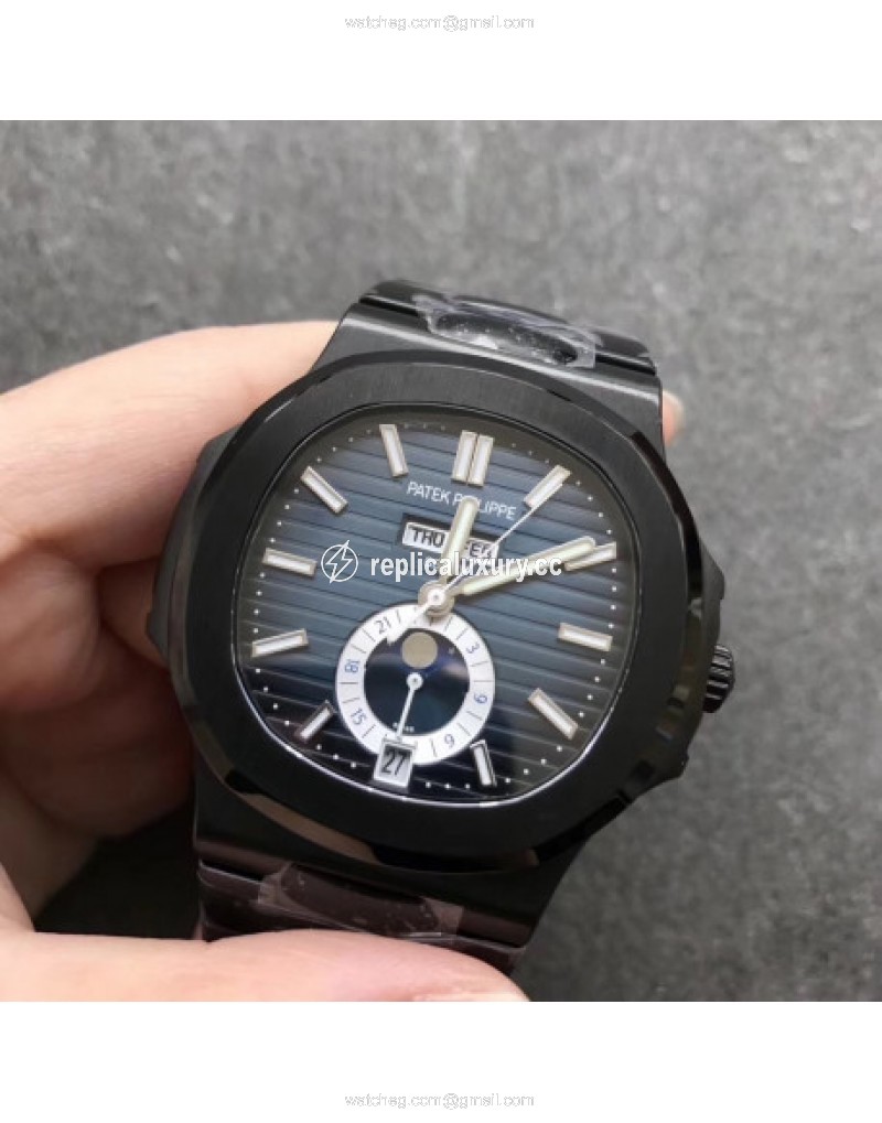 Patek Philippe Nautilus Annual Calendar Moonphase 5726/1A Noob Ceramic Blue 
