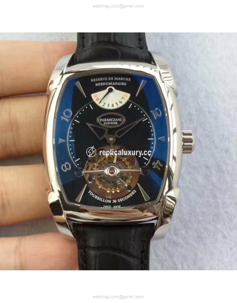 Parmigiani Fleurier Kalpa Grande Tourbillon BM Stainless Steel Black 