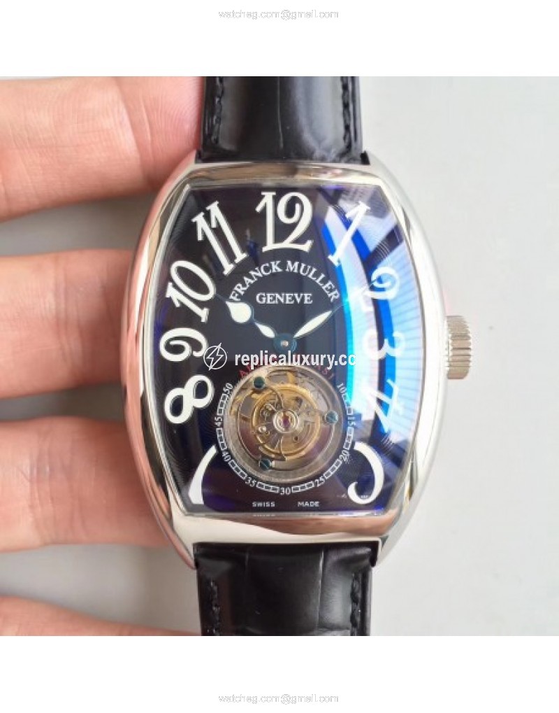 Franck Muller Cintree Curvex Imperial Tourbillon 8880 T LH Stainless Steel Black 