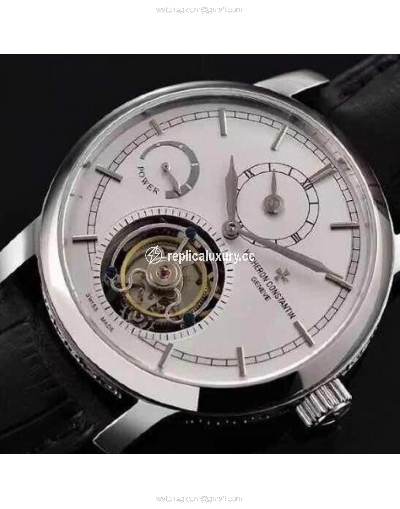 Vacheron Constantin Patrimony Tourbillon Stainless Steel White 