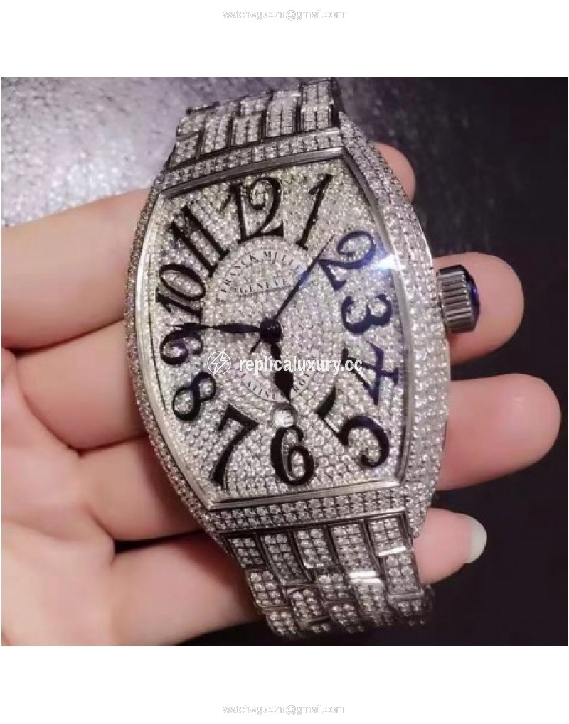 Franck Muller Casablanca FM 8880 SC DT D6 CD OG Stainless Steel & Diamonds Diamonds 