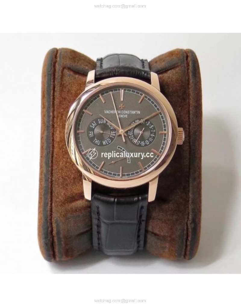 Vacheron Constantin Traditionnelle Day-Date 85290/000R-B405 AI Rose Gold Black 