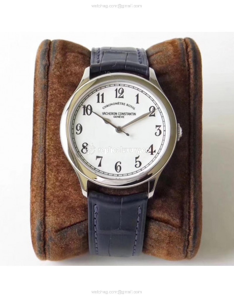 Vacheron Constantin Historiques Chronometre Royal 1907 86122/000R-9362F GS Stainless Steel White 
