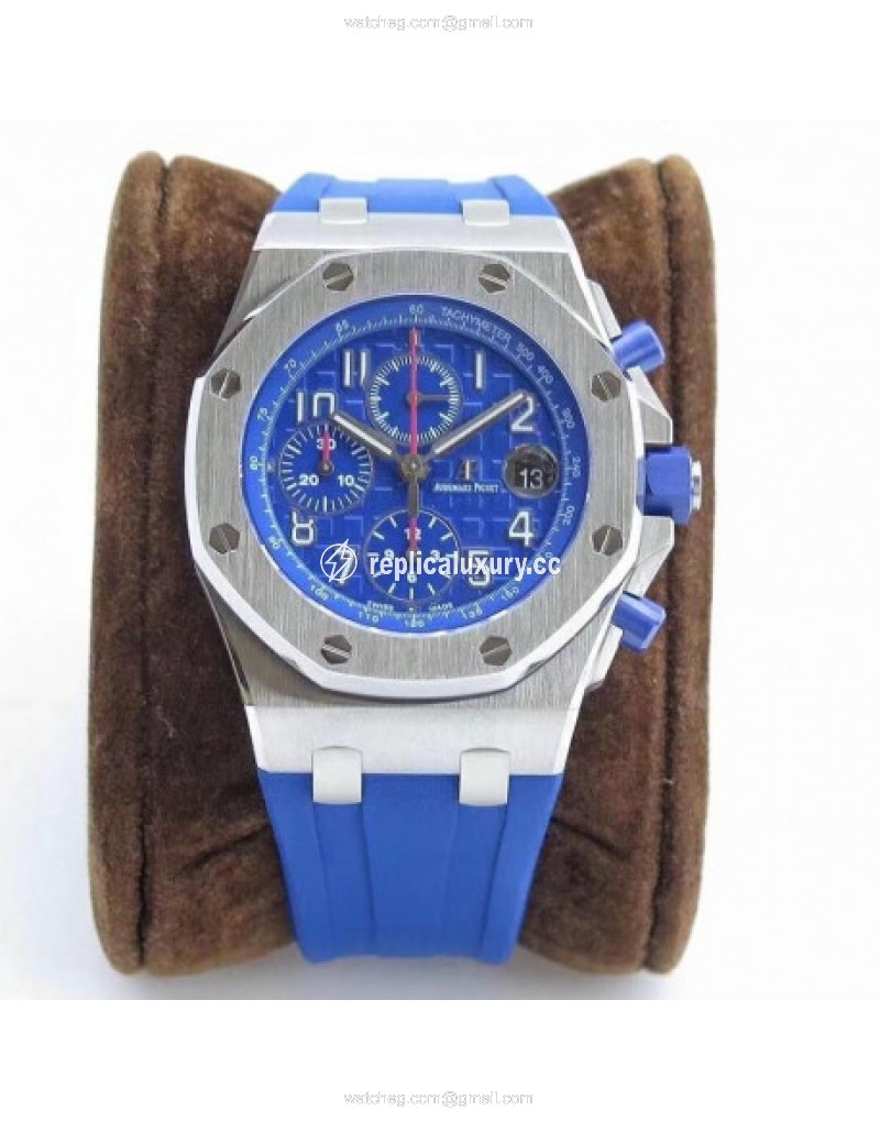 Audemars Piguet Royal Oak Offshore Chronograph 2018 SIHH 26470 JF V2 Stainless Steel Blue 