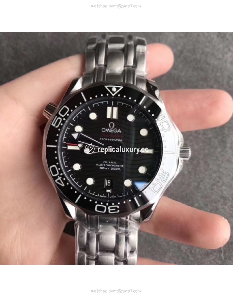 Omega Seamaster Diver 300M 210.30.42.20.01.001 UR Stainless Steel Black 